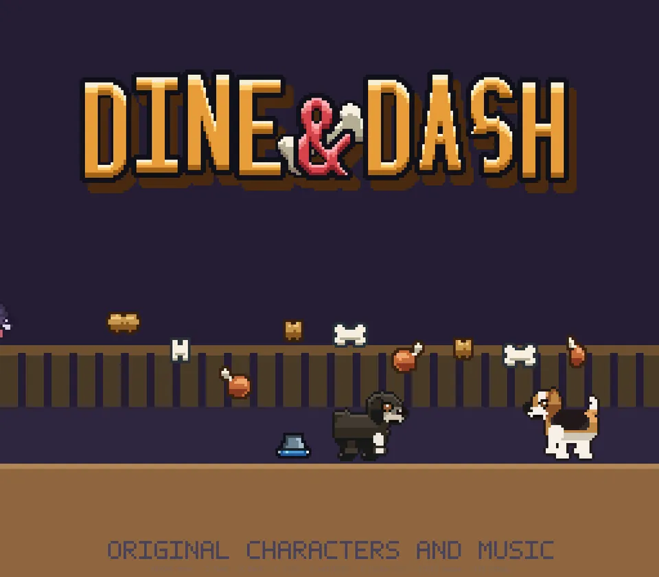 Dine & Dash — Title screen