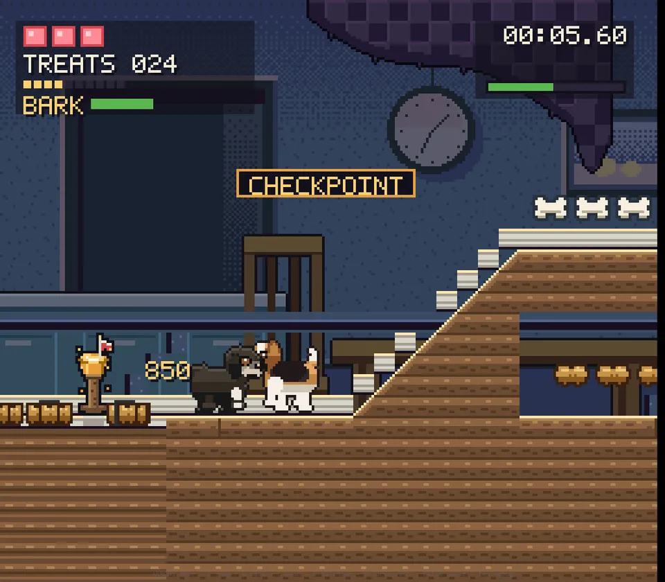 Dine & Dash — Dolly the beagle