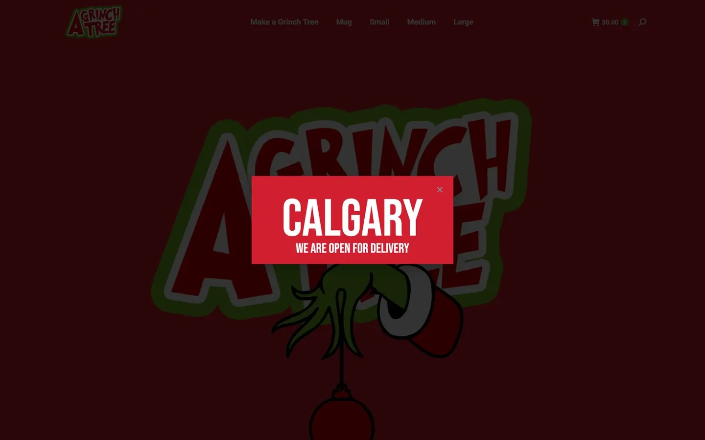 A Grinch Tree website
