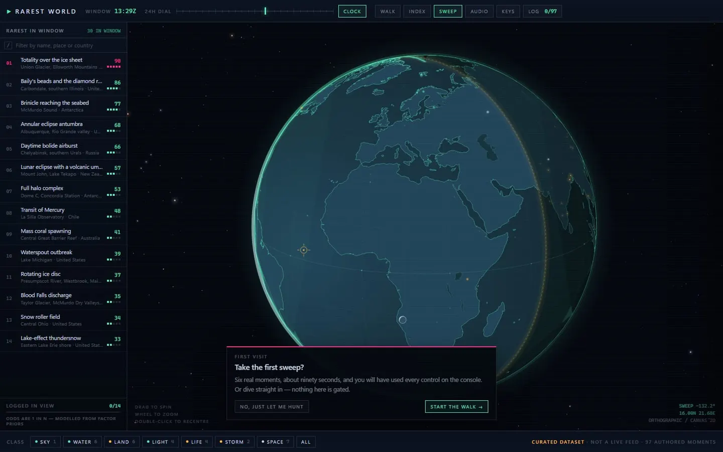 Rarest World — real screen at rarest.world