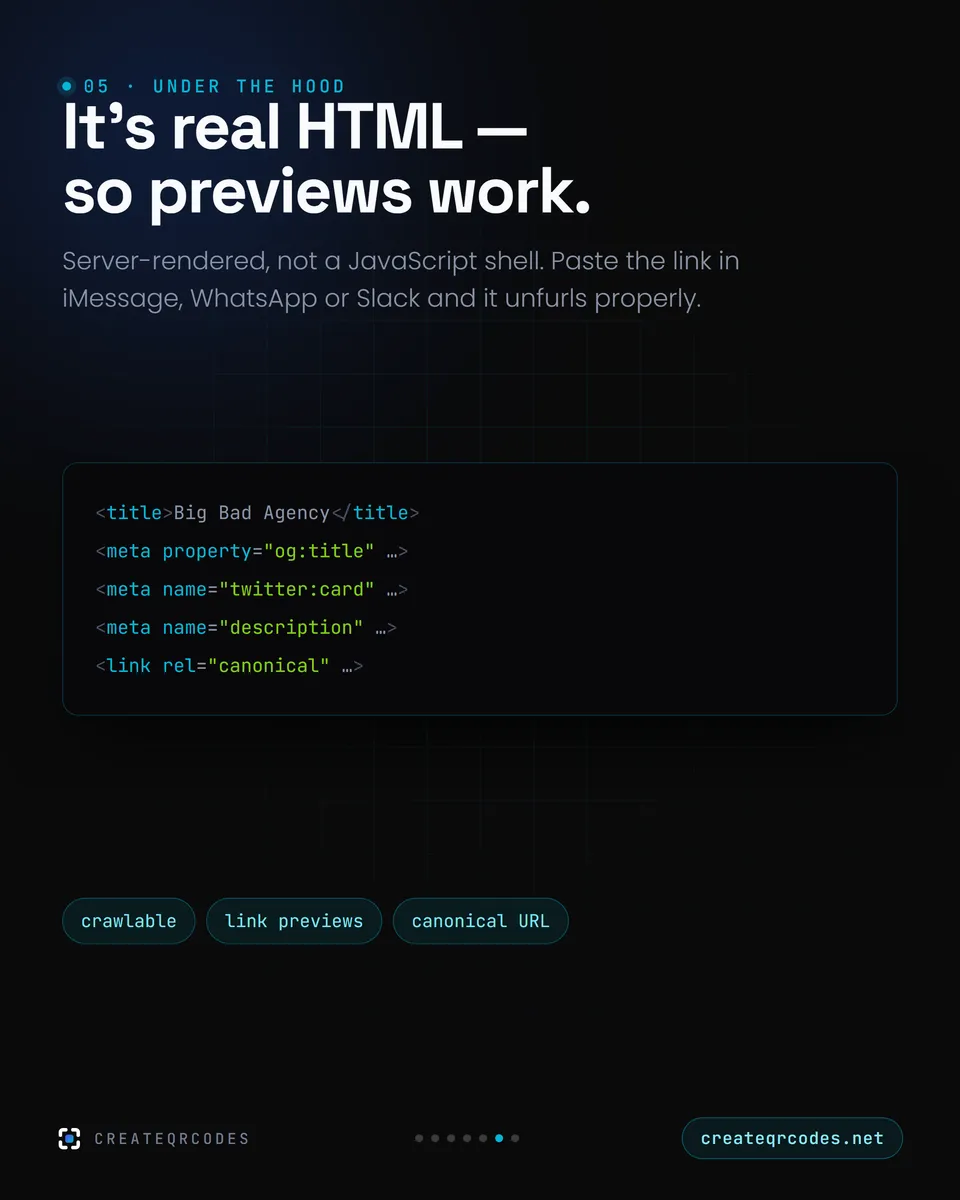 CreateQRCodes — a real post (7 slides) — slide 6 of 7