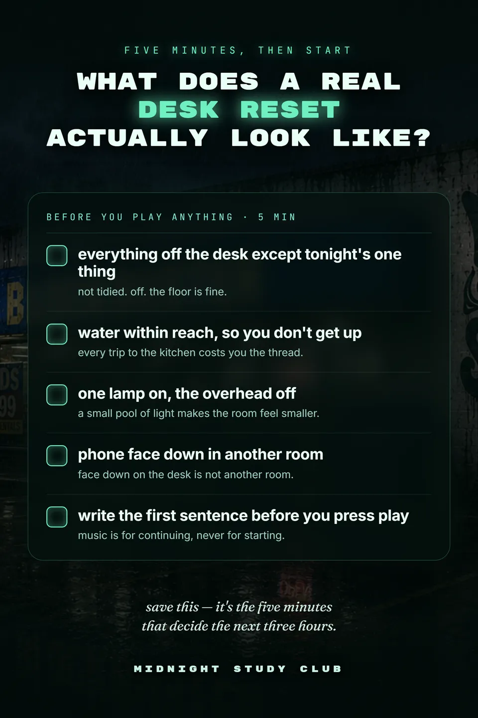 Midnight Study Club — a real post