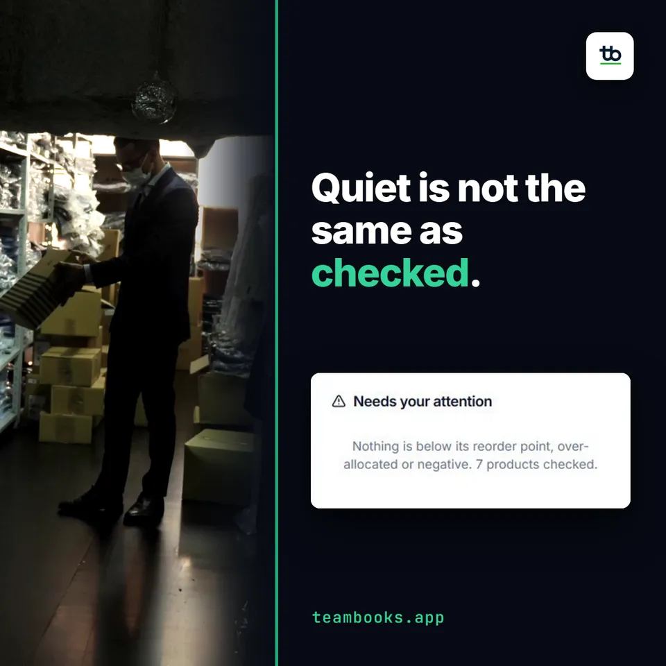 TeamBooks — a real post