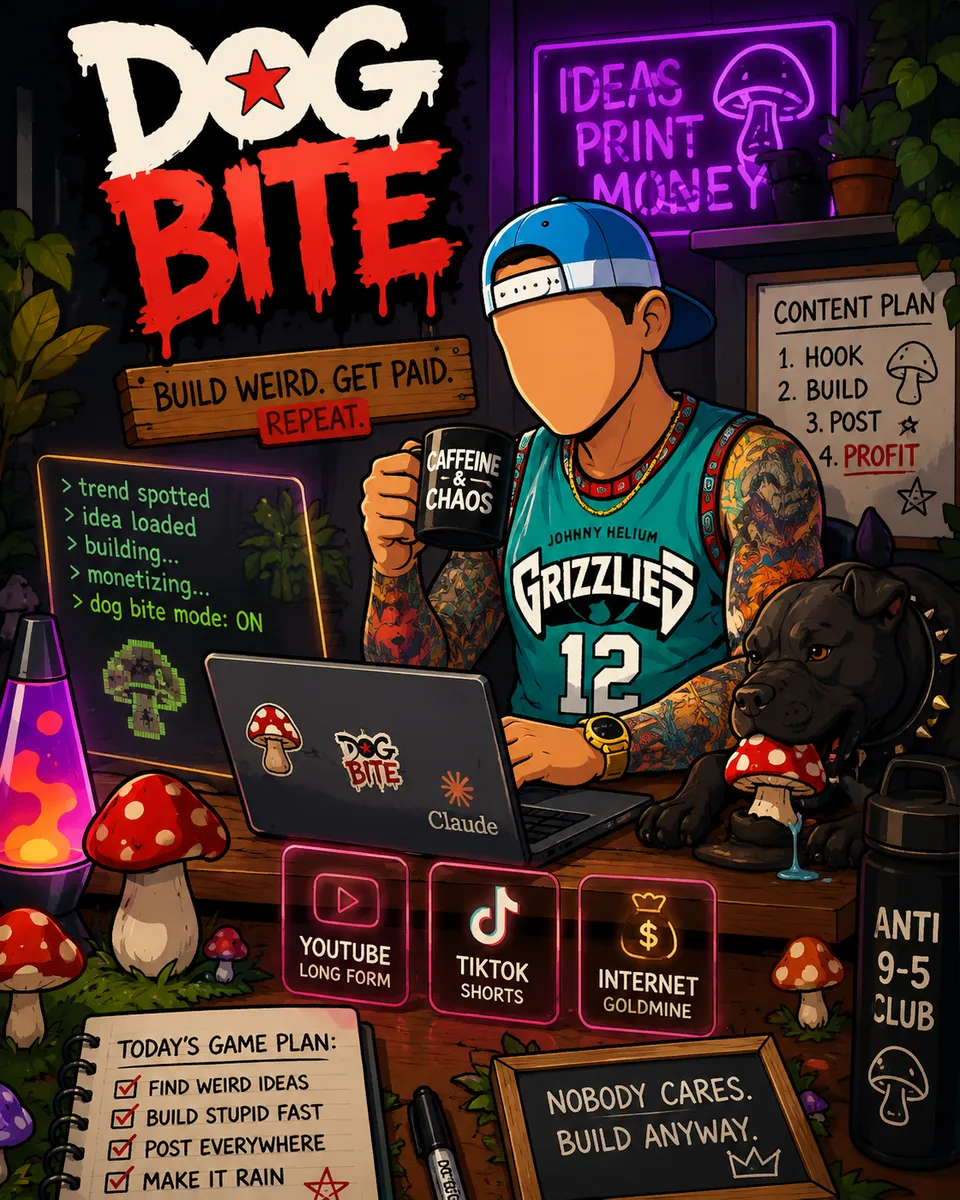 Dog Bite character design v1