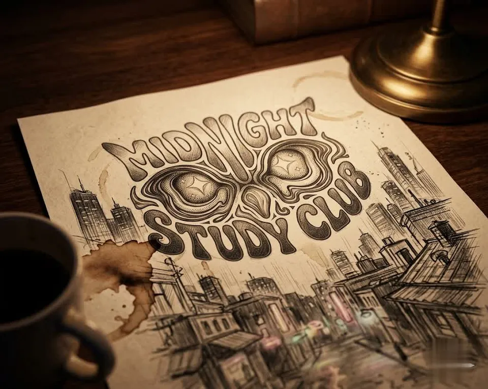 Late-night coffee shop scene still