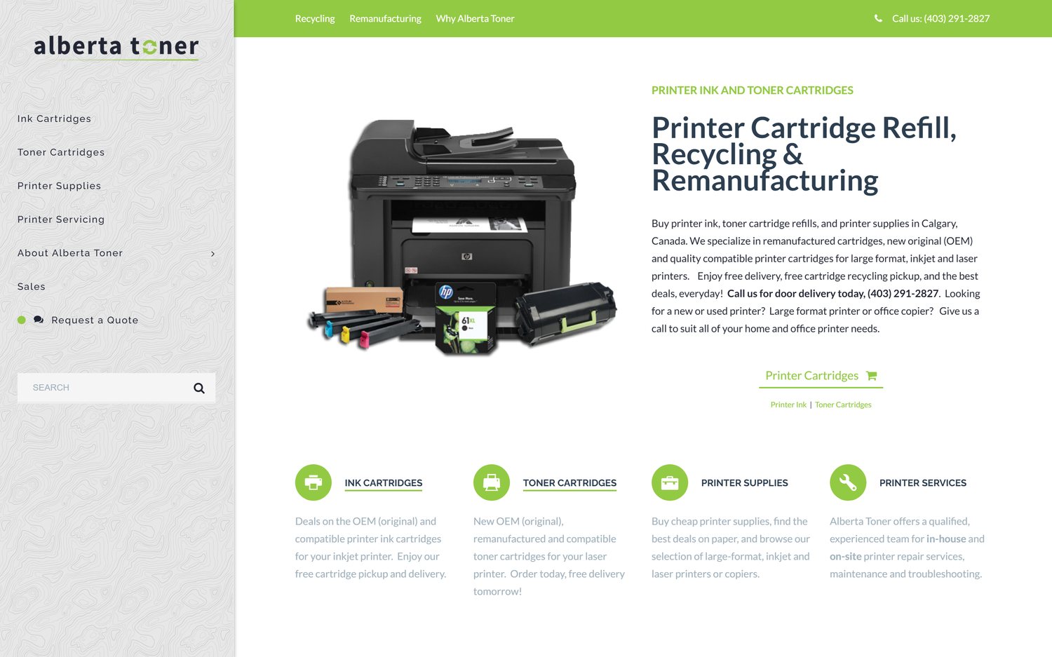 Alberta Toner website