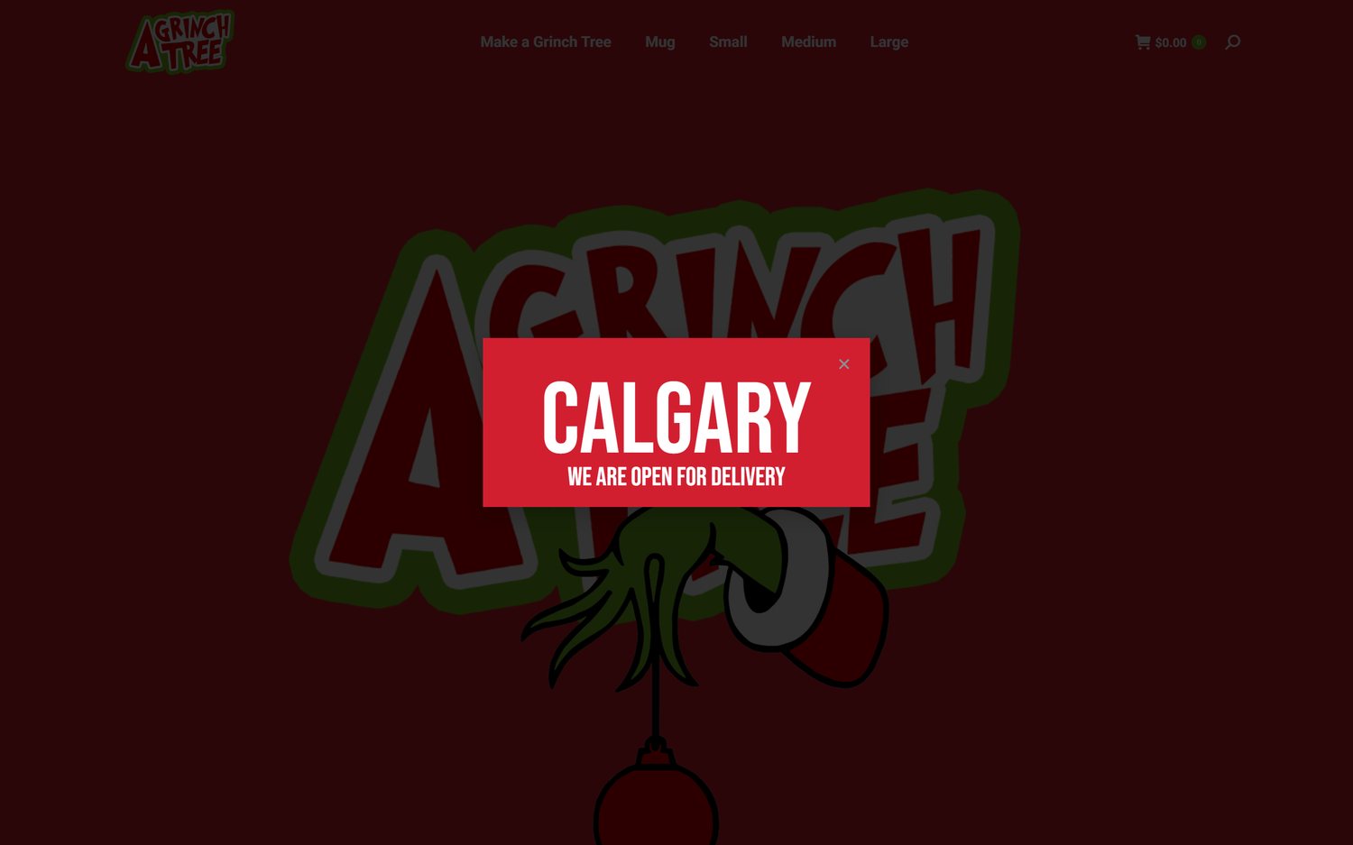 A Grinch Tree website