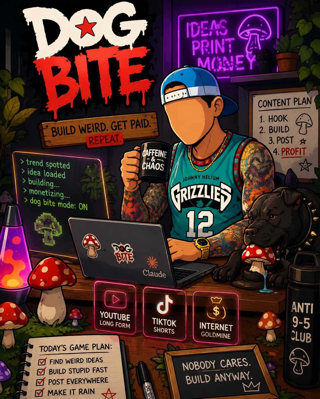 Dog Bite character design v1